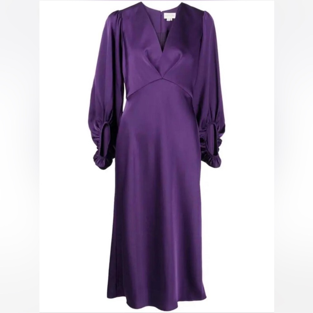 Sachin + Babi Long Sleeve Purple Dress